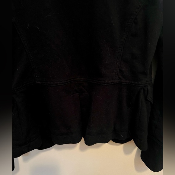 90's Retro Vintage Black Jacket with Gold Buttons - Picture 9 of 9